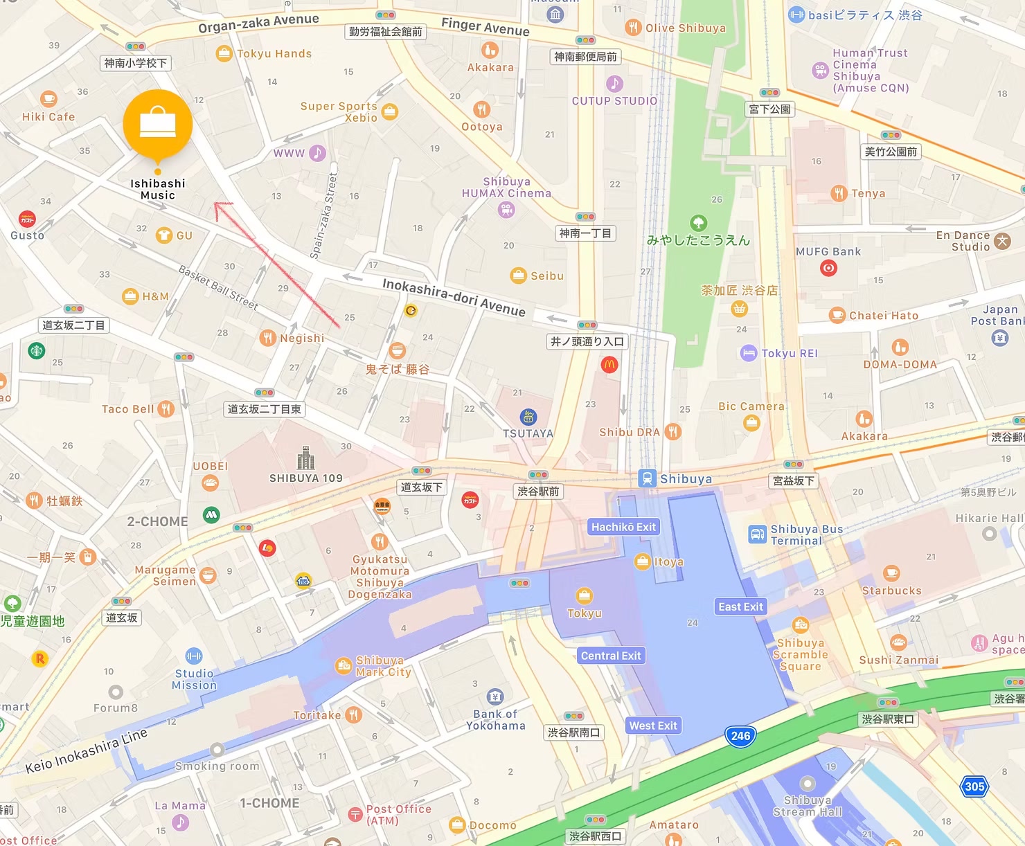 246 Guitars, Shibuya